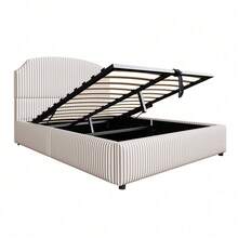 Bed Bases & Foundations - White+ Charcoal + Upholstered + 140cm*200cm - View 9