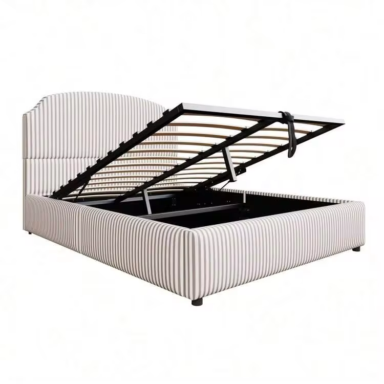Bed Bases & Foundations - White+ Charcoal + Upholstered + 140cm*200cm - View 9