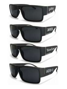 Men Sunglasses - Matte Black - View 4