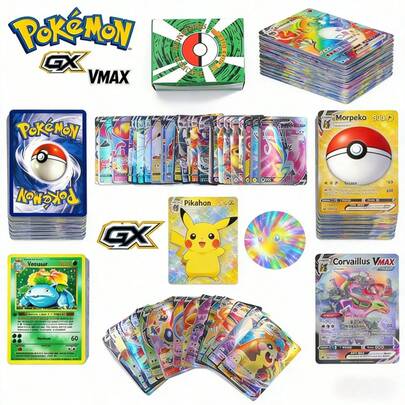 100/200/300 Sets (Random Patterns) Cartoon Anime Character Cards Collection Cards Monster Rare Collection Cards Gradient Skin Cards Multiple Choices Graduation Season Gifts!