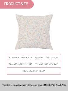 1 vỏ gối in hình hoa sen, mềm mại và thoải mái, kiểu đóng mở dạng phong bì, thích hợp trang trí nhà cửa, ghế sofa, phòng ngủ, ký túc xá, có thể giặt máy (không bao gồm ruột gối) - Nhiều màu - Xem 3