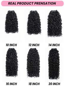 QVR QUEEN VIRGIN REMY QVR 1PC Burmese Curly Human Hair Bundles Natural Black Pixie Curl Human Hair Weave 10-20 Inch Burmese Spiral Curl Brazilian Hair Bundle With Double Strong Weft Soft Fluffy Bouncy Curly Wavy Hairpiece For Wigs Virgin Remy Human Hair - Natural Black - View 4