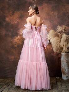 Faeriesty 优雅的粉色系孕妇庆典，春季花园派对 - 粉色 - 查看 2