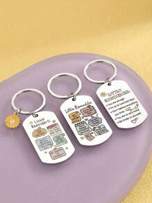 Joivida 1Pc Fun Inspiration Gift Keychain - You Are Enough Keychain, Reminder Keychain, Men's And Women's Inspiration Gifts Valentine's Day Car Accessories Bag Charm School Letter Cute Goth Y2k - Multicolor - View 3