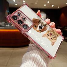 1个可定制宠物照片DIY手机壳,带可移除背景、电镀边角保护、高清UV印刷、防震,兼容苹果17Air/16promax/16pro/15promax/14promax/13promax/13pro/15pro,兼容三星/A05/A04/A11/A24/A25/A26/A33/A12/A13/A14/A15/A52/A54/A55、S23Ultra/S24Ultra/A52S/13C/A15,兼容荣耀X6A/X7B/X8B/X6,SAM,兼容红米手机 - 适合个性化定制、日常使用或作为礼物 - 粉色 - 查看 7