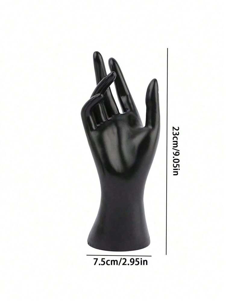 1个珠宝展示架，装饰手型，用于存放戒指和珠宝 - 黃色 - 查看 2