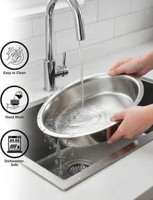 5 QT Redondo Chafing plato calentador de alimentos, 2 paquetes / 4 paquetes de acero inoxidable buffet servidor con tapa transparente y soporte de combustible, chafer de oro para boda, fiesta, restaurante catering - Paquete de 4 - Ver 5