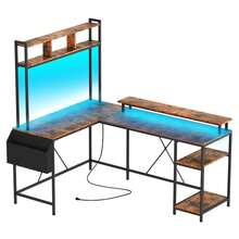 Desk And Drawer Storage - Brown - View 1