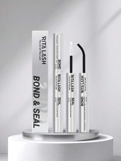  RITALASH Lash Bond Seal 2-IN-1 Power, Strong Hold, Waterproof For Flawless Lashes For Lash Clusters Long-Lasting For Sensitive Eyes Pool-Proof Rainy Day Proof