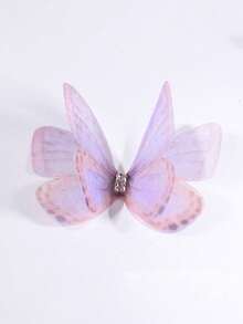 20/50片装 5厘米 3D立体蝴蝶贴纸，梦幻花束装饰贴片，适用于服装、DIY发带、美甲装饰 - 彩色 - 查看 17