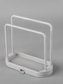 1pc Multifunctional Kitchen Dishcloth Holder No-Drill Drying Rack Sink Side Kitchen Storage Home Universal - Multicolor - View 14