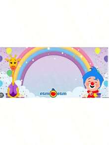 Plim Background Birthday Party Photography Cartoon Photo Background Vinyl Desktop Decoration Supplies 02 - Trắng 2 - Xem 4