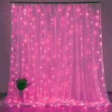 USB Powered LED Remote Control Curtain Lights, 8 Modes, Fairy Lights Suitable For Christmas, Valentine's Day, Halloween, Ramadan, Birthday, Bedroom, Gifts, Holiday Parties, New Year, Atmosphere Decoration Lighting - USB Curtain Light - View 24
