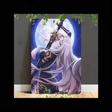 2D Flat, 1pc The Eminence In Shadow Anime Poster - 2D Flat Wall Decor With Female Character Action Pose & Shadow - Durable Aluminum Metal Sign For Game Room, Bedroom, Office - Manga Art Gift For Hallowe - Hoạt hình - Xem 10