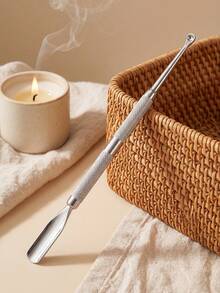 14.5cm Stainless Steel Double-Ended Ear Wax Removal Spoon, Professional Ear Cleaning Tool - Multicolor - View 7