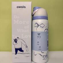 New Ow-Ala Vacuum Stainless Steel Drinking Straw Dual-Walled Insulated Tumbler, Suitable For Car Use - Multicolor 32oz - View 6