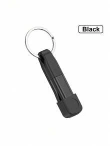 4-In-1 High-Speed Charging Cable - Compatible With S23, S21, Mi 13, Supports Data Transfer And Max Output Power. Compact And Portable, Ideal For Keychain And Power Bank - Multicolor - View 8