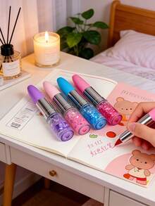 2支装唇线笔 – 中性色调，网络红人风情唇线笔，可爱学生唇线笔，学生专属的风情唇线笔，课堂奖励和奖品，派对礼品，课堂笔记，返校必备品，非常适合儿童节、教师节和其他庆祝活动。 - 黑色 - 查看 12