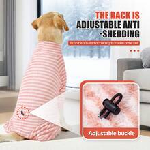 狗狗睡衣，抓绒高领全身雪服，小型、中型、大型犬术后恢复服，舒适防风狗狗毛衣 - 彩色 - 查看 8