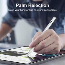 适用于 2018-2025 款 iPad 的触控笔，支持快速充电的磁吸式触控笔（第一代），支持倾斜感应和防误触功能，兼容 iPad Air 3/4/5/M2/M3、iPad Mini 5/6、iPad 6/7/8/9/10/11、iPad Pro 和 Pro 11 英寸/12.9 英寸/M4。是送给母亲、家人、朋友、孩子、生日或节日的理想礼物。 - 藍色的 - 查看 3