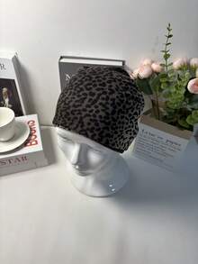 1件豹纹双面帽/围脖，保暖舒适，适合寒冷冬季穿着，也适合日常外出。 - 彩色 - 查看 11