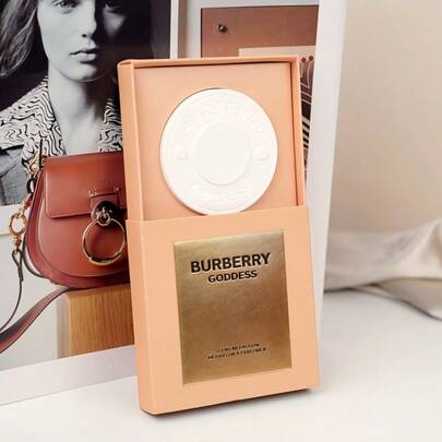 Burberry 1 块持久留香香氛扩散石，天然香氛扩散片，适用于汽车空气清新、家居香薰、卧室和客厅，简约生活方式，家居香氛配件