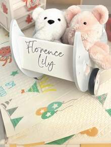 Customized Name Text Content Stickers, Name Stickers, Customized Stickers, Name Stickers, Date Stickers, Romantic Wedding Gift Box Balloon Stickers, Birthday/Anniversary/Wedding/Conference Gifts, DIY Gifts, Handmade, Handwritten, Wedding Stickers - Multicolor - View 3