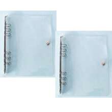 PVC Loose Leaf Binder A5/A6/A4 Transparent Notebook Cover - Clear - View 29