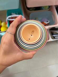 1 Set Of Funny Stackable Cups, Educational Toys For Early Learning And Cognition, Suitable For Bathroom, Beach, And Pool Use. Random Colors. School Supplies, Halloween Decorations, Newborn Toys, Educational Learning, 18-Month-Old Toys, Children's Pool, Bath Toys, Baby Carriers, Tummy Time Toys, Preschool Toys. - Multicolor - View 5