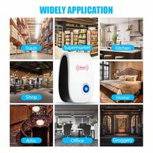 4pcs 2026 New Version Soundwave Technology Pest Control Device - Effective Indoor Pest Control Suitable For Homes, Kitchens, Offices, Hotels, And Warehouses - Eliminates Fleas, Insects, Mosquitoes, Mice, Lizards, Spiders, Ants, Cockroaches - US A Type Plug(110-127V) - View 4