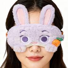 Miniso Disney Zootopia Series Judy/Clawhauser/Nick 3D Eye Mask & Hair Tie Set, 3D Facial Feature Design, Light Blocking For Sleep, Hair Styling & Girl-Style Gift(1 PC) - Multicolor - View 5