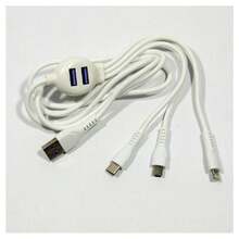 OISE ART STORE Cavo Usb 5 In 1 40 Cm Ricarica Rapida Trasferimento Dati 3.1a 2 Porte Usb Q-a35 - - Multicolore - Visualizzare 3