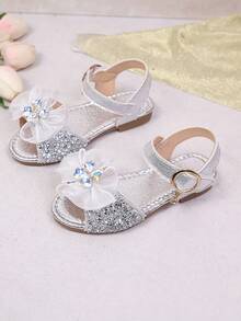 婴儿凉鞋 - 銀色 - 查看 5