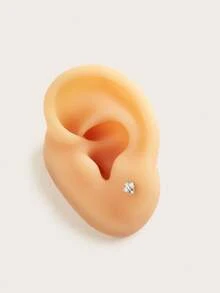 Women's Fashion Minimalist Stud Earrings - Multicolor - View 4