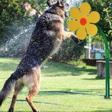 Dancing Flower Play Crazy Daisy Sprinkler Outside Toddler Sprinklers Set With Water Hose 33ft For Splash Fun In The Yard Backyard Toddlers Shower Garden Trampoline Water Play Sprinkler Dog Toy - As Pic - View 5