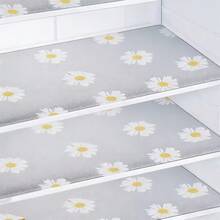 1 Stück wasserdichte Kühlschrankunterlage - feuchtigkeitsbeständig, rutschfest, waschbar, wiederverwendbar. Hergestellt aus EVA-Material, dekoriert mit frischen Kirsch- und transparenten Gänseblümchen-Mustern, geeignet für Kühlschrank und Küchendekoration, kann auch als Kühlschrankunterlage, Schubladenunterlage, Schuhschrankunterlage und Schrankmatte verwendet werden, kann frei zugeschnitten werden. - Verschiedenfarbig - Übersicht 4