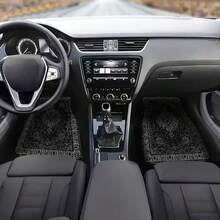 4pcs Moroccan Universal Vintage Car Floor Mats, Suitable For Front & Rear Seat Protection In All Vehicles, Fashionable And Durable Car Accessories, All-Season Car Carpet Floor Mats, Enhance Your Car Interior Decor - 波希米亞 - 查看 3
