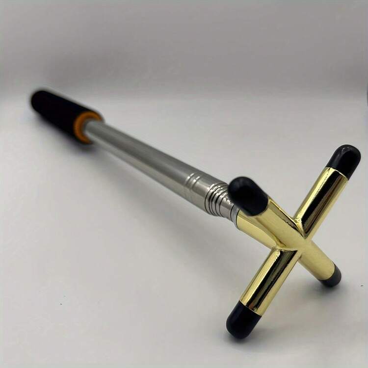 4件套可调节伸缩式台球杆架套装，可拆卸伸缩式台球杆架，配3个黄铜杆头，防滑泡沫手柄，适用于家庭、酒吧、俱乐部台球桌，可提高台球和斯诺克球员的击球精度。 - 彩色 - 查看 2