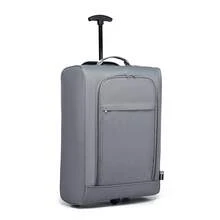 Vali mềm nhẹ 20 inch xách tay - Túi đựng đồ dùng hai bánh xe được cabin chấp thuận cho nam và nữ lý tưởng cho các chuyến công tác và kỳ nghỉ Vali du lịch Vali Vali Vali Vali bền bỉ Hành lý du lịch chống thấm nước - Xám - Xem 8