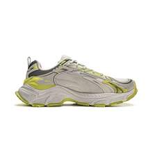 Zapatos casuales retro Y2K con suela gruesa Li-Ning STARLIT L2K para hombres, material de malla y ante, AGLW005 - ceniza de cocina - Ver 2