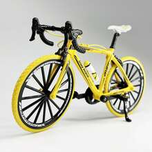 Alloy Mini Racing Car Bicycle Model - Die-Cast Metal - Realistic Details - Perfect Collectible Or Christmas/Halloween Gift - Multicolor - View 11