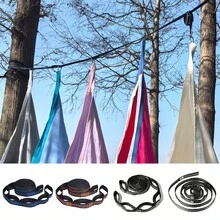 290*2,5cm/114,17*0,98 Zoll, dickes Hängemattenseil - hochfestes Baumaufhängeseil geeignet für Camping, Wandern, Schaukeln, Garten, vielseitig einsetzbares Outdoor-Tragseil - Verschiedenfarbig - Übersicht 1