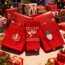 Hand Towels - Christmas Candle - View 7