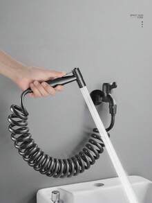 Retractable Toilet Bidet Hose Set, Extendable Water Pipe, Toilet High Pressure Water Hose, Sprayer Nozzle, Shower Hose, Faucet Flexible Cold & Hot Water Pipe - Multicolor - View 11