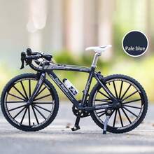 Alloy Mini Racing Car Bicycle Model - Die-Cast Metal - Realistic Details - Perfect Collectible Or Christmas/Halloween Gift - Multicolor - View 7