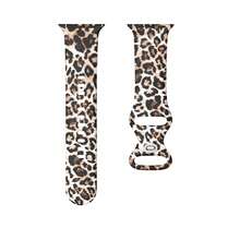 1pc Unisex Silicone Leopard Print Sports Watch Band, Compatible With Apple Watch 38mm 40mm 41mm 42mm 44mm 45mm 46mm 49mm, Comfortable & Breathable, Suitable For Apple Watch Series 11 10 9 8 7 SE3 6 5 4 3 2 1 Ultra 3/2/1, Suitable For Daily Wear And Fitness, Smart Watch Band Accessory, Great Gift For Men, Women And Friends, Casual Sports Watch Band, Compatible With Apple Watch, Watch Band Replacement - Multicolor - View 8