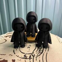 The Diminutive Ghost Takes On The Guise Of A "Desk Guardian," Featuring A Mysterious Hooded Design Paired With Endearing Poses, Creating A Unique Sense Of Minimalist Artistry. Whether Placed On A Desk, Bookshelf, Or Windowsill, It Instantly Enhances The Appeal Of The Space, Becoming A Focal Point. - Multicolor - View 5