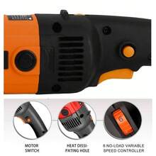 OISE ART STORE Levigatrice A Rullo Spazzolatura Satinatura Metalli Smerigliatrice 1900w Mod 120 - - Multicolore - Visualizzare 3