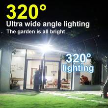 98000LM Super Bright Solar Street Light Human Body Sensing LED Garden Wall Light With Remote Control Waterproof Security Lighting Suitable For Yard, Garage, Street And Commercial Area Lighting - Star - View 3