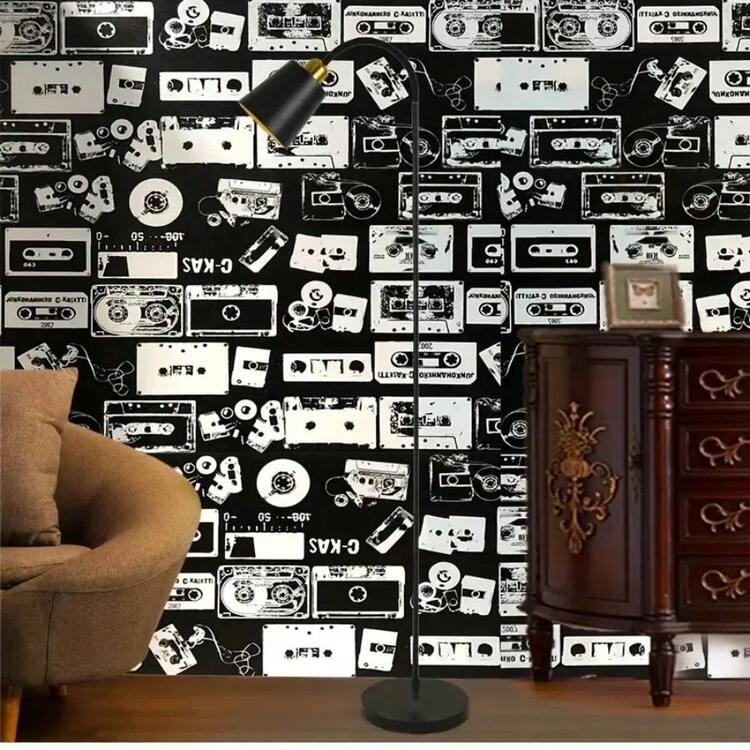 1卷自粘磁性胶带墙纸，易撕防水，适用于家居、办公室装饰、橱柜、书桌、家具翻新，尺寸为17.7英寸 x 39.3英寸/118.1英寸/196.8英寸 - C - 查看 10